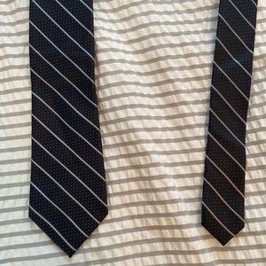 Claiborne Black Striped Men's Dress Tie FREE SHIPPING